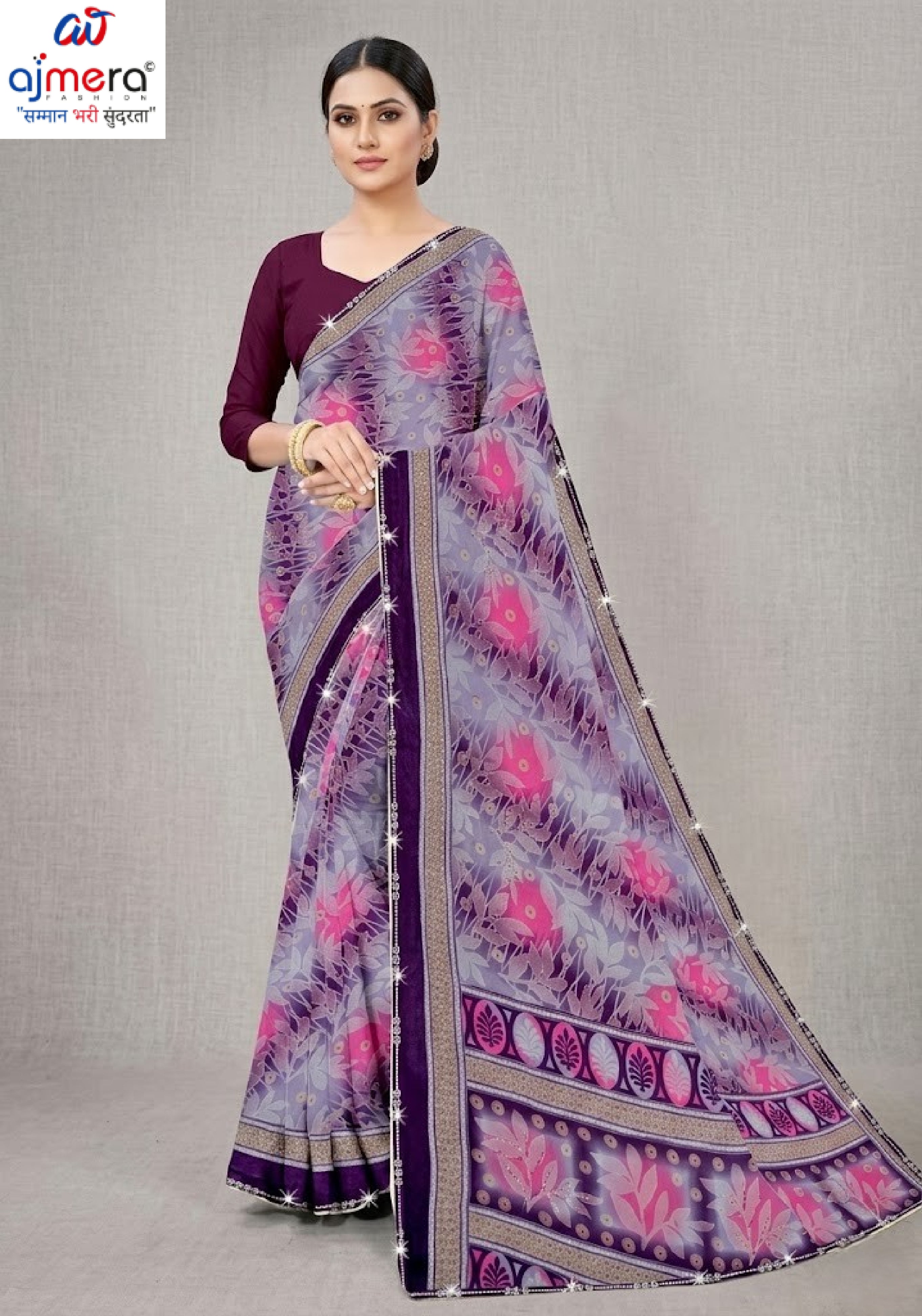 Trendy Printed Saree with Blouse Piece for Women’s Ethnic Wardrobe | CAS-PREM RATAN