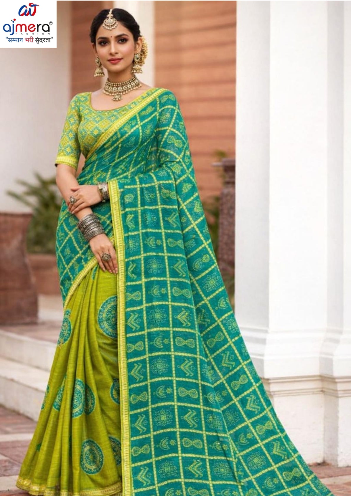 Classic Printed Saree with Blouse Piece for Timeless Traditional Style  | SYF-OMISHA VOL-04