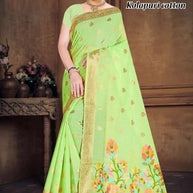 Graceful Elegance Jacquard Silk Saree With Blouse Piece | TUL-KOLAPURI COTTON