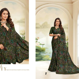 Stylish Printed Saree with Blouse Piece for Traditional Celebrations  | RDD-KAAMYA VOL-03