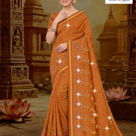 Designer Cotton Saree with Without Blouse for Premium Ethnic and Traditional Wear | PJA-CHANDRA KALA