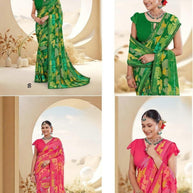 Exclusive Printed Saree with Blouse Piece for Elegant Ethnic Look | RDD-SARINA