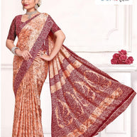 Versatile Rapier Silk Matching Saree With Blouse Piece | TWS-SPLASH-14