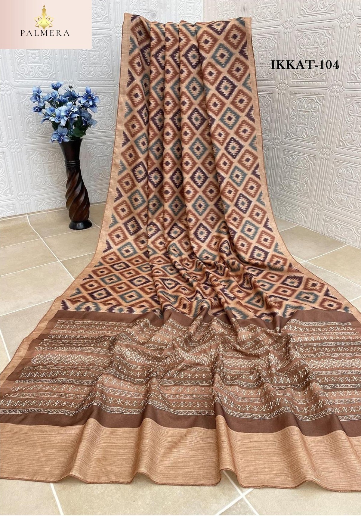 Palmera Saree Wholesaler and Palmera Saree Supplier | ALL-IKKAT VOL-01