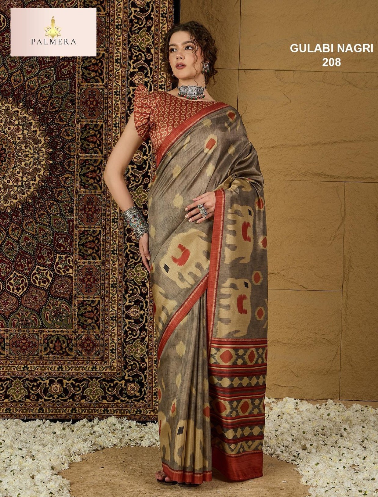 Gulabi Nagri Dolphin Saree with Blouse for Premium Ethnic and Designer Wear | ALL-GULABI NAGRI VOL-02