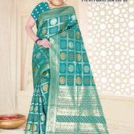 Rich Jacquard Silk Saree with Blouse Piece for Sophisticated Ethnic Style | TUL-PREM PAKHI SILK VOL-02