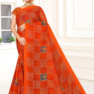 Graceful Printed Saree with Blouse Piece for Modern Ethnic Fashion  | SNR-VARVADHU