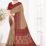 Trendy Printed Saree with Blouse Piece for Women’s Ethnic Wardrobe | PUS-DREAM GIRL-513