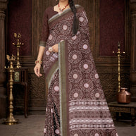 Contemporary Printed Saree with Blouse Piece for Premium Wear | GLC-SURYAMUKHI