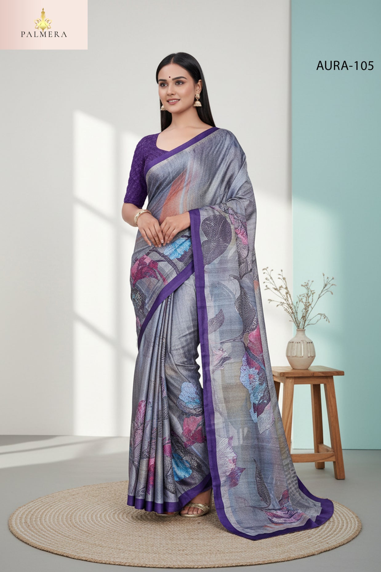 Aura Modal Saree with Blouse for Premium Ethnic and Designer Wear | ALL-AURA VOL-1