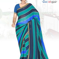 Chic Printed Saree with Blouse Piece for Sophisticated Ethnic Style | VER-HEERA-43708