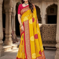 Premium Printed Saree with Matching Blouse Piece for Ethnic Elegance  | VER-BANJARAN-43342