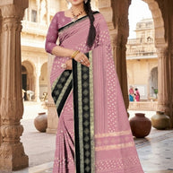 Contemporary Printed Saree without Blouse for Premium Wear | GLC-AMBIKA