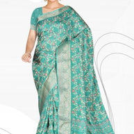 Fashionable Printed Saree with Blouse Piece for Festive Collection | VER-NEELAM-43545