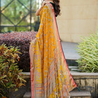 Designer Printed Saree with Blouse Piece for Special Occasions | VDT-TESLA BRASSO-01