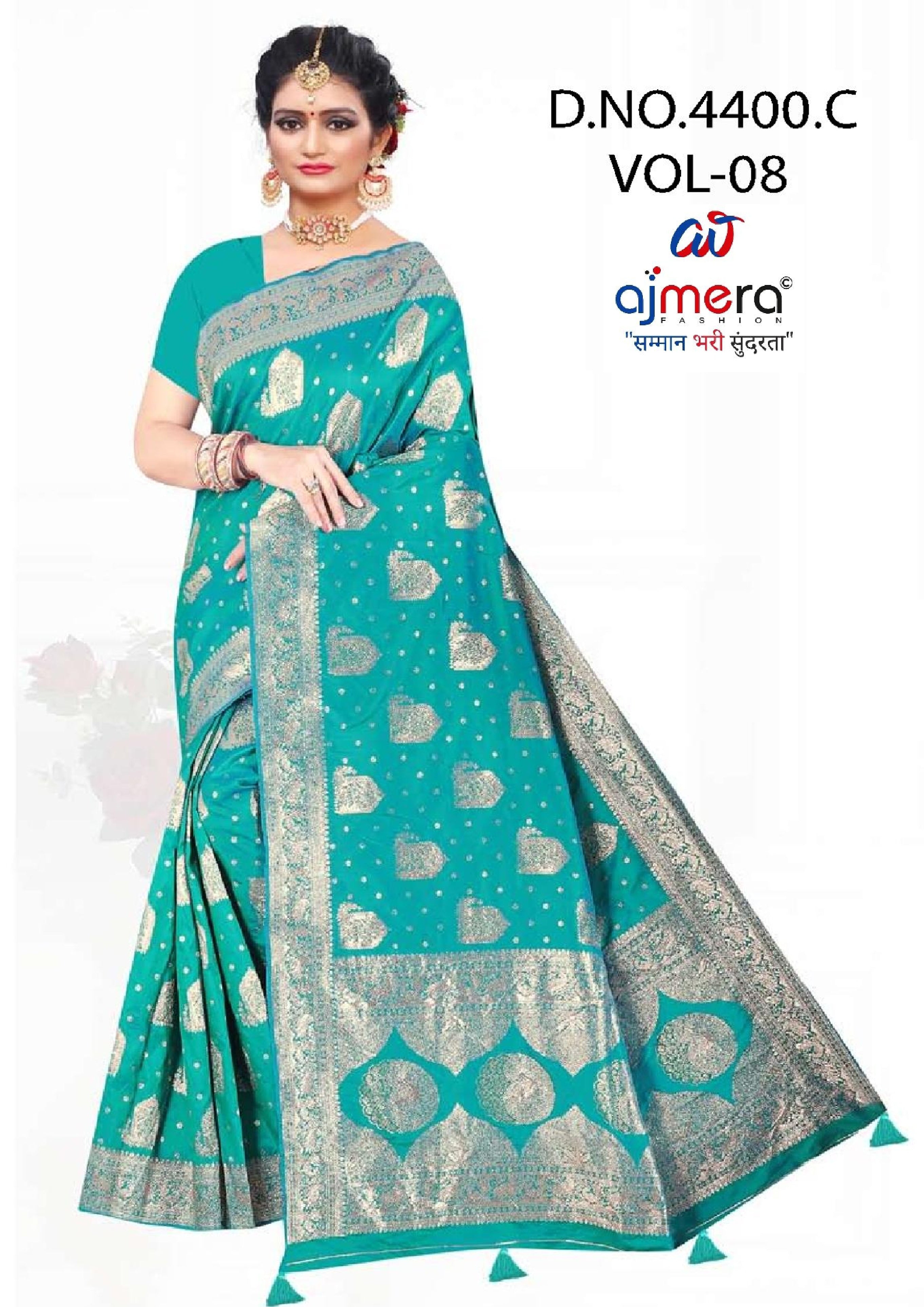 Fashionable Jacquard Silk Saree with Blouse Piece for Special Events | DBU-BANARASI SILK VOL-39