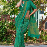 Graceful Printed Saree with Blouse Piece for Modern Ethnic Fashion  | VDT-DISCO-17