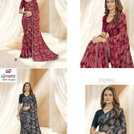 Contemporary Printed Saree with Blouse Piece for Premium Wear  | RDD-MANVI