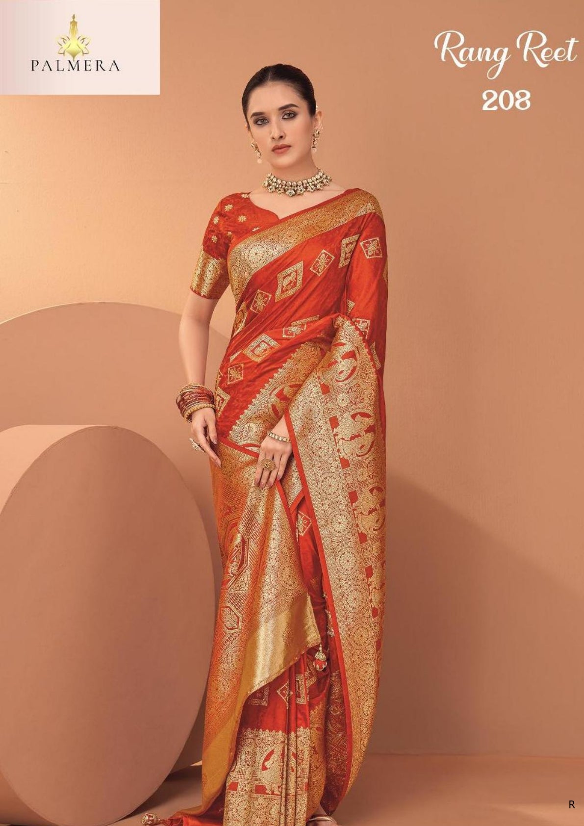 Palmera Saree Manufacturer and Palmera Saree Supplier | ALL-RANG REET VOL-02