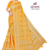 Classic Jacquard Silk Saree with Blouse Piece for Elegant Traditional Look | DBU-CHUNDARI SILK