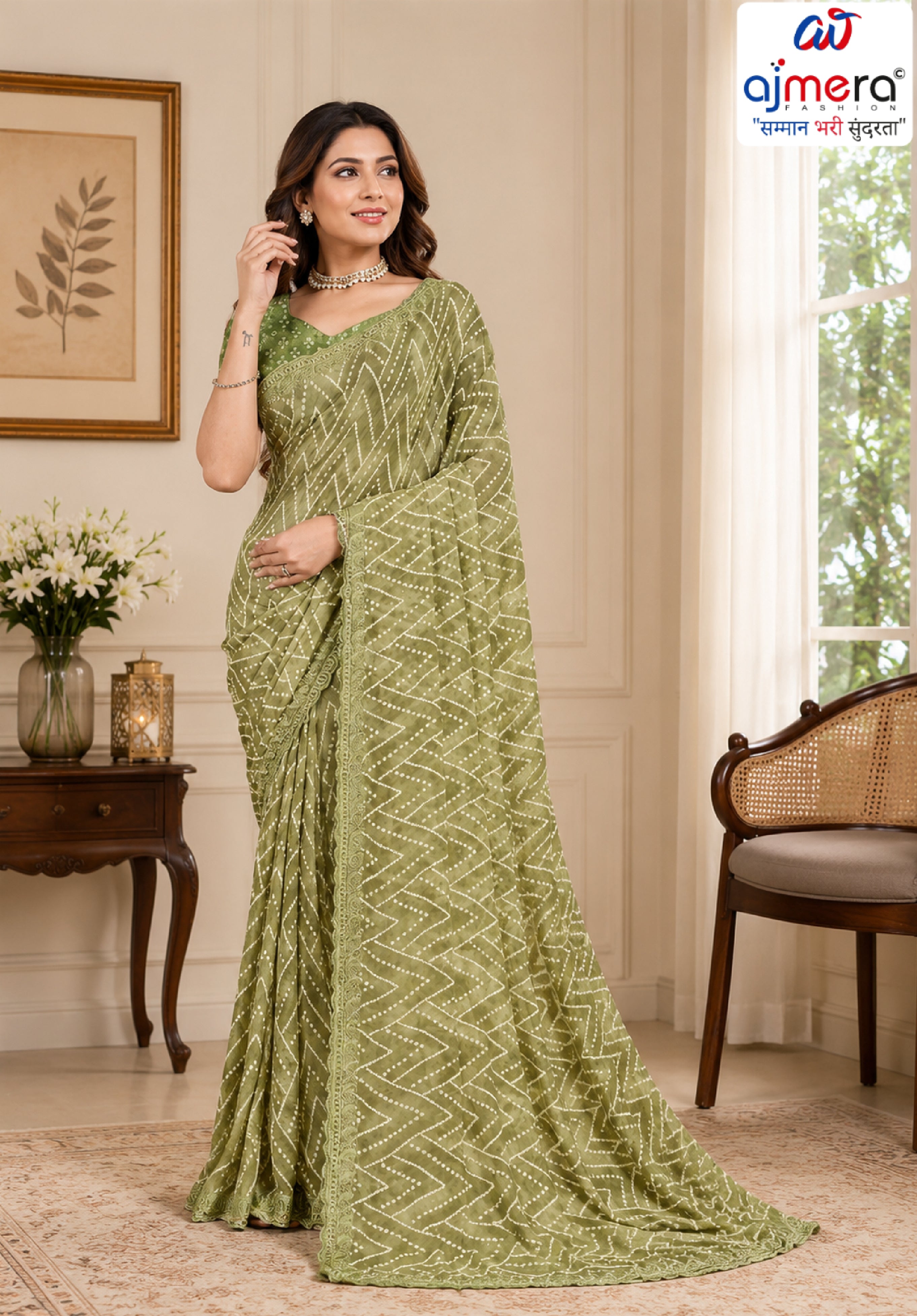 Stylish Printed Saree with Blouse Piece for Traditional Celebrations | RMF-BHUMI VOL-1