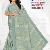 Premium Printed Saree without Blouse for Ethnic Elegance  | GLC-SWEETY