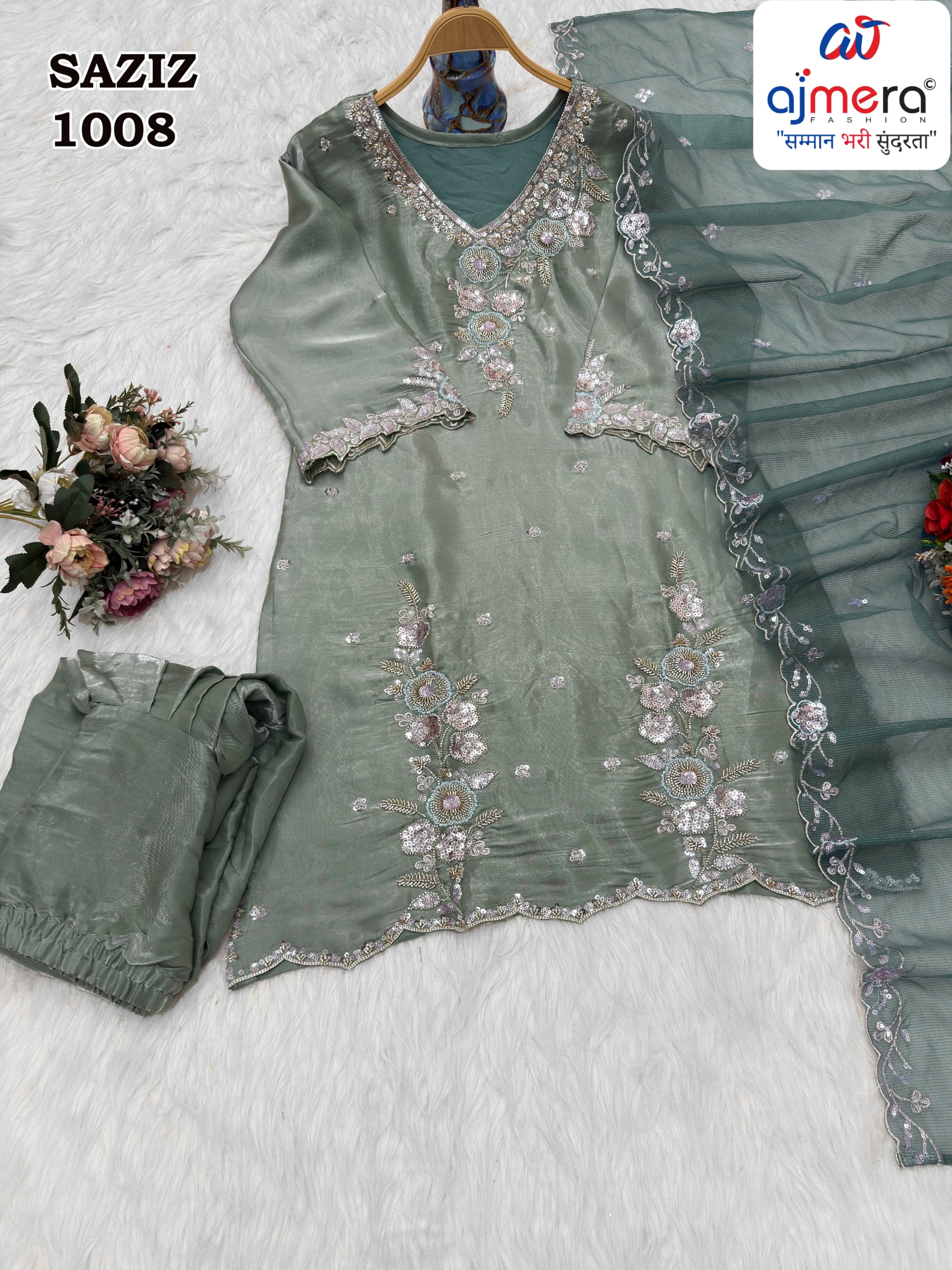 Designer Graceful Kurti Set for Women | TOS-SAZIZ