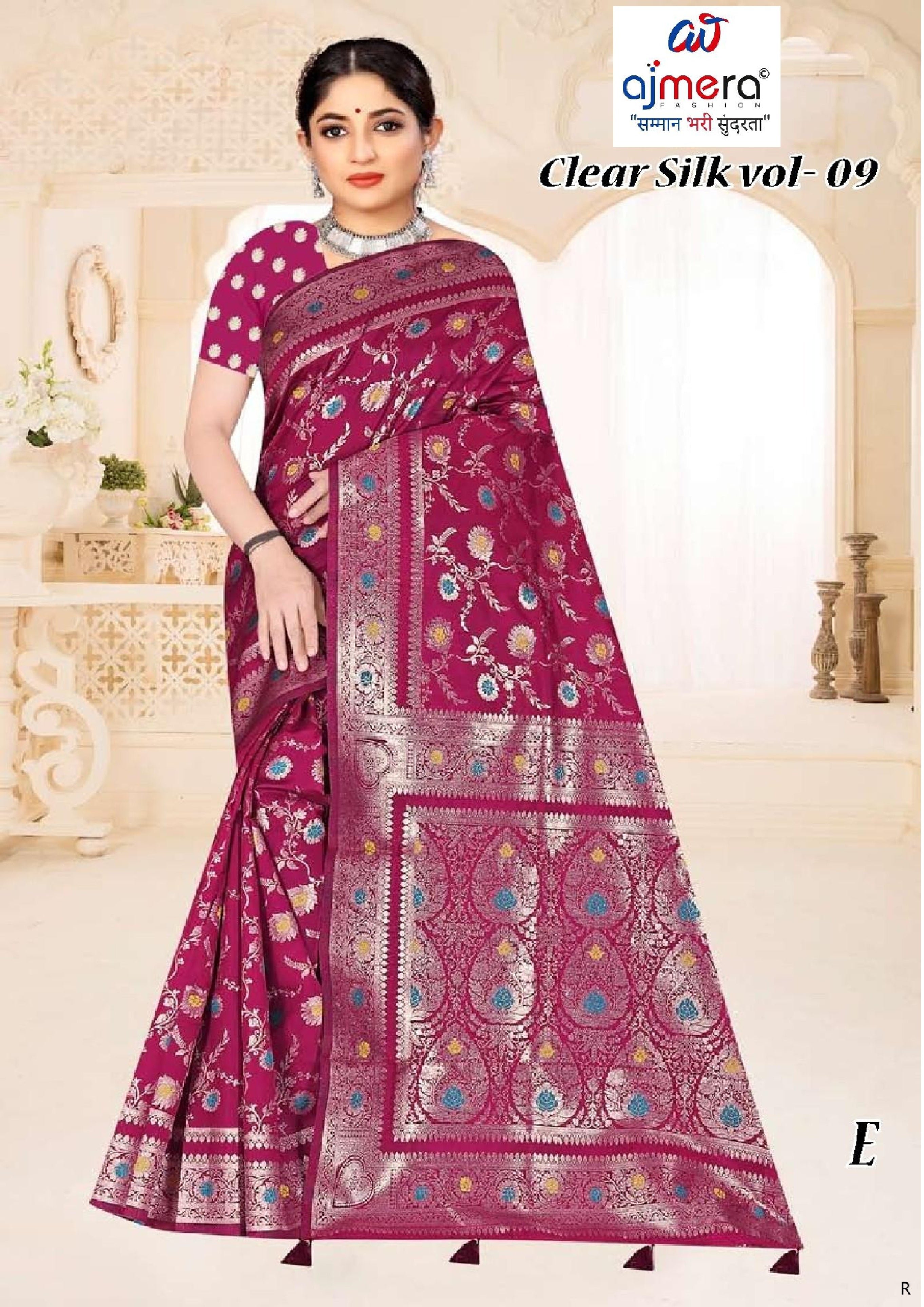 Refined Craft Jacquard Silk Saree With Blouse Piece | TUL-CLEAR SILK VOL-09