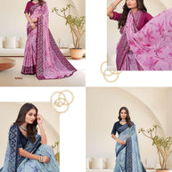 Stylish Printed Saree with Blouse Piece for Traditional Celebrations | RDD-SAPPHIRE VOL-2