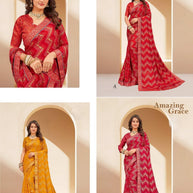Classic Printed Saree with Blouse Piece for Timeless Traditional Style | RDD-NIKITA VOL-02