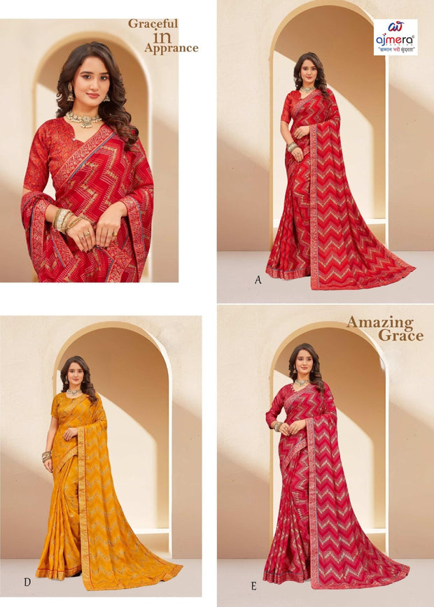 Classic Printed Saree with Blouse Piece for Timeless Traditional Style | RDD-NIKITA VOL-02