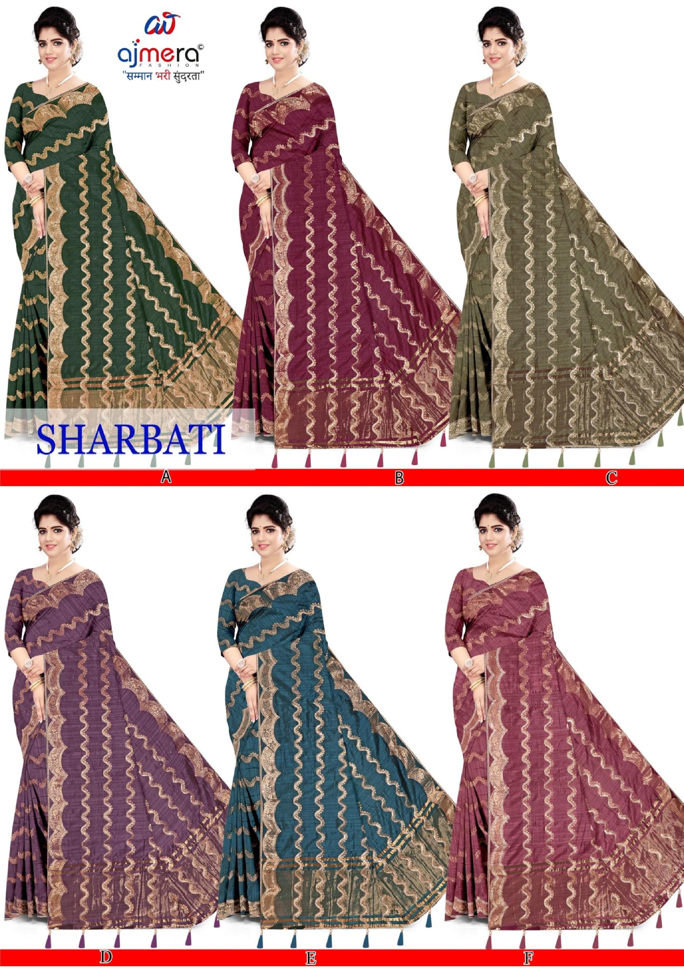 Designer Jacquard Silk Saree with Blouse Piece for Traditional Occasions | DNA-SHARBATI