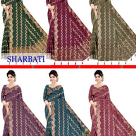 Designer Jacquard Silk Saree with Blouse Piece for Traditional Occasions | DNA-SHARBATI