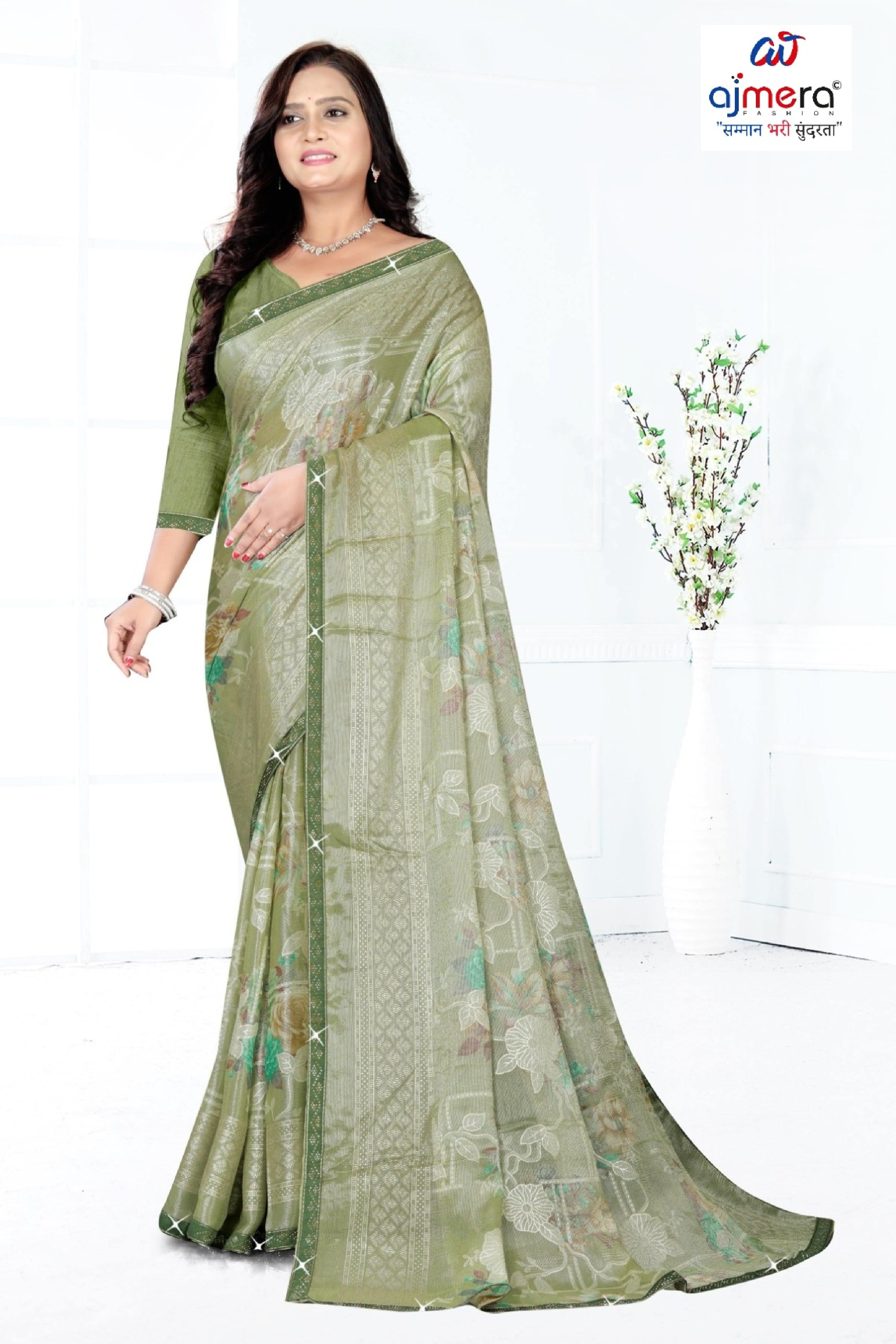Exclusive Printed Saree with Blouse Piece for Elegant Ethnic Look | TTS-HEENA VOL-29