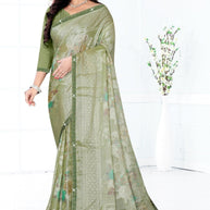 Exclusive Printed Saree with Blouse Piece for Elegant Ethnic Look | TTS-HEENA VOL-29