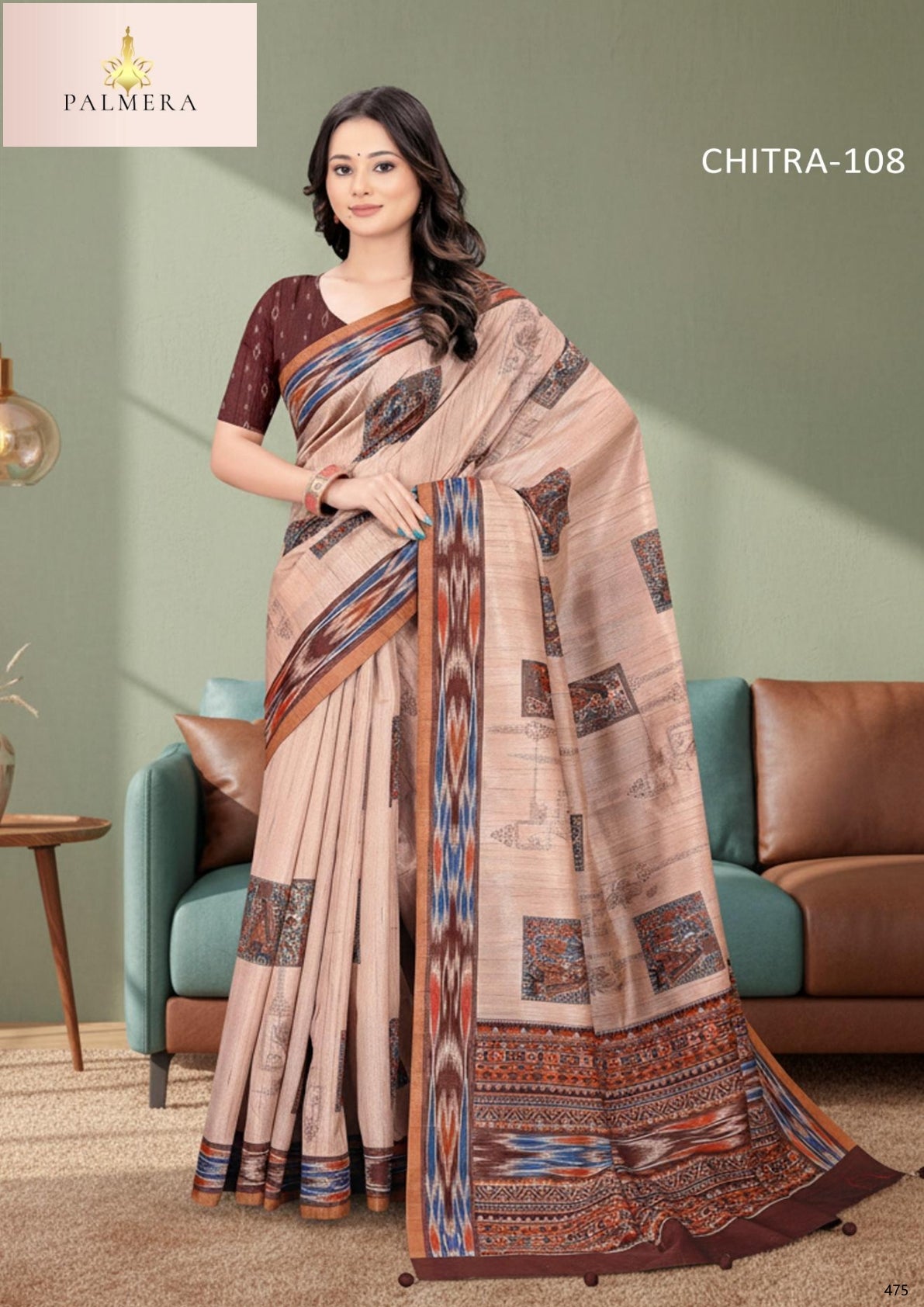 Chitra Blended Silk Saree with Blouse for Premium Ethnic and Designer Wear | ALL-CHITRA VOL-01