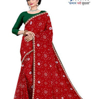 Designer Printed Saree with Blouse Piece for Special Occasions | TD-ROSE