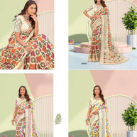 Beautiful Printed Saree with Blouse Piece for Cultural Celebrations #3 | RDD-RANGKALA VOL-05