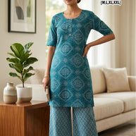 Designer Floral Style Kurti Set for Women | AAC-FLORA