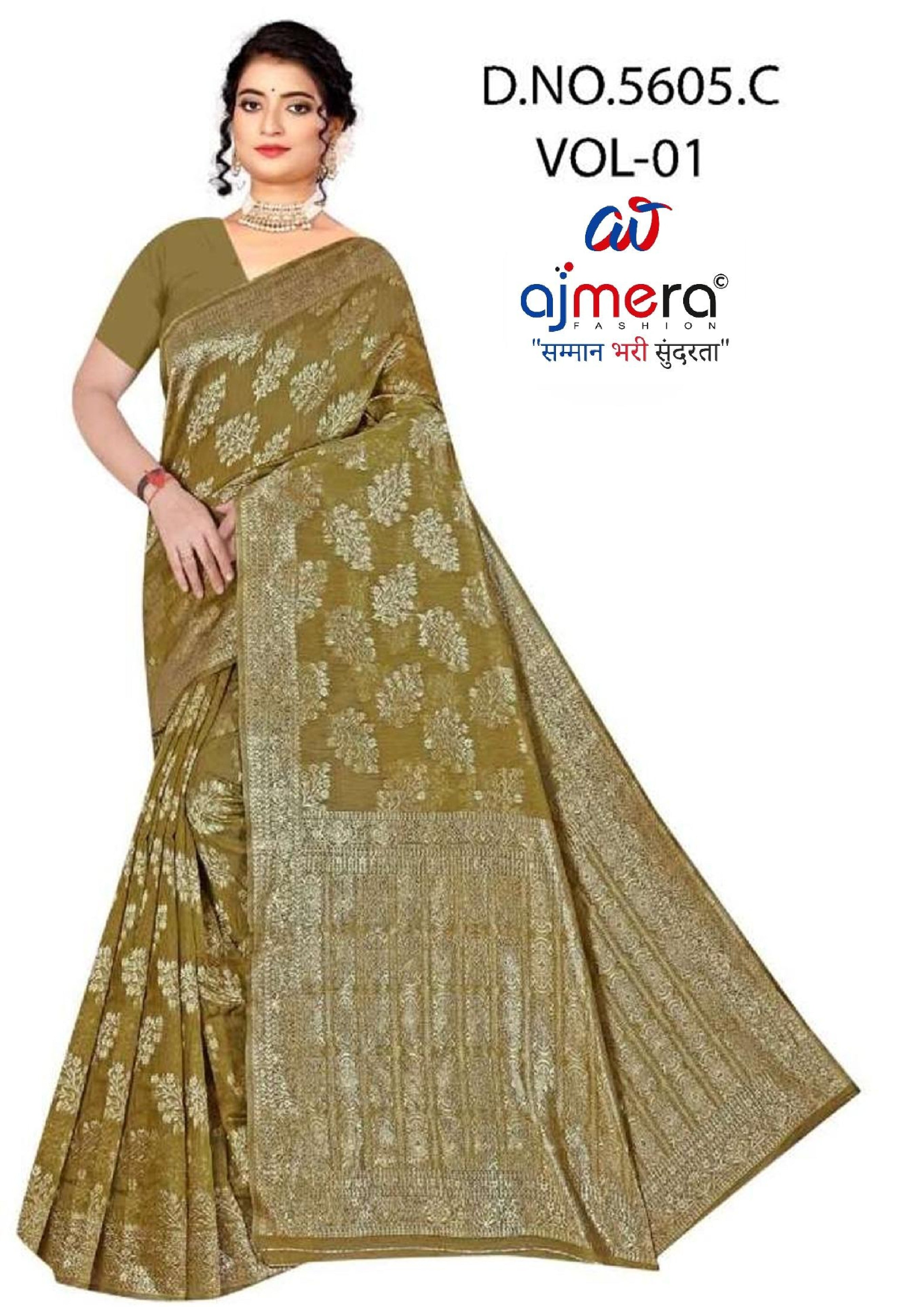 Sophisticated Rapier Silk Matching Saree With Blouse Piece | DBU-SHILPA QUEEN