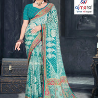 Fashionable Printed Saree with Blouse Piece for Festive Collection  | RMF-JASLEEN VOL-2