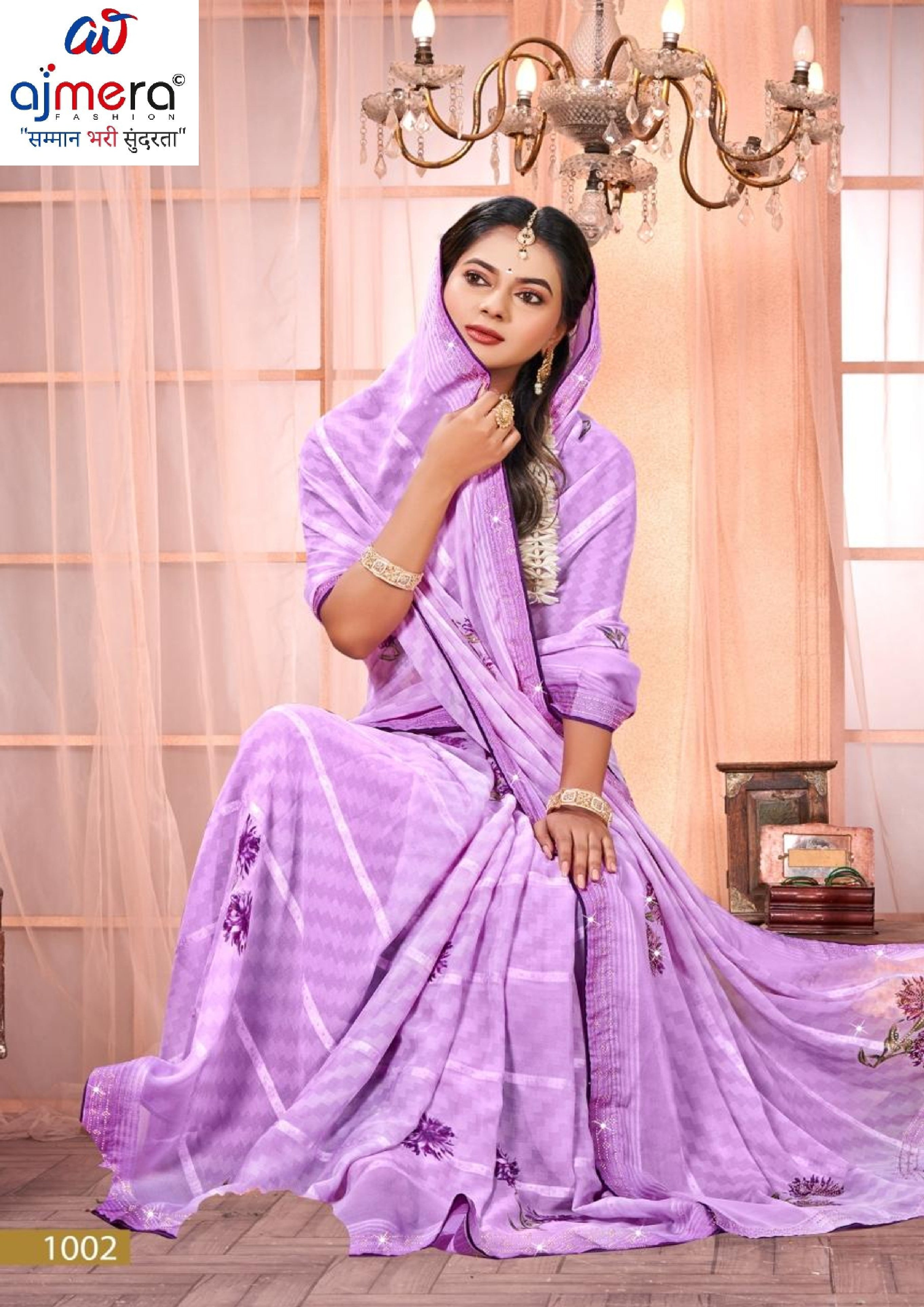 Classic Printed Saree with Blouse Piece for Timeless Traditional Style | PRM-KACHI KALI