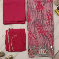 Exclusive Organza Unstitched Suit Set | KVV-JAIPURI BLAST VOL-2