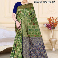 Exquisite Rapier Silk Matching Saree With Blouse Piece | TUL-KALASH SILK VOL-02