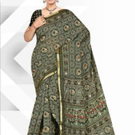 Graceful Printed Saree with Blouse Piece for Modern Ethnic Fashion  | VER-SHANTI-47831