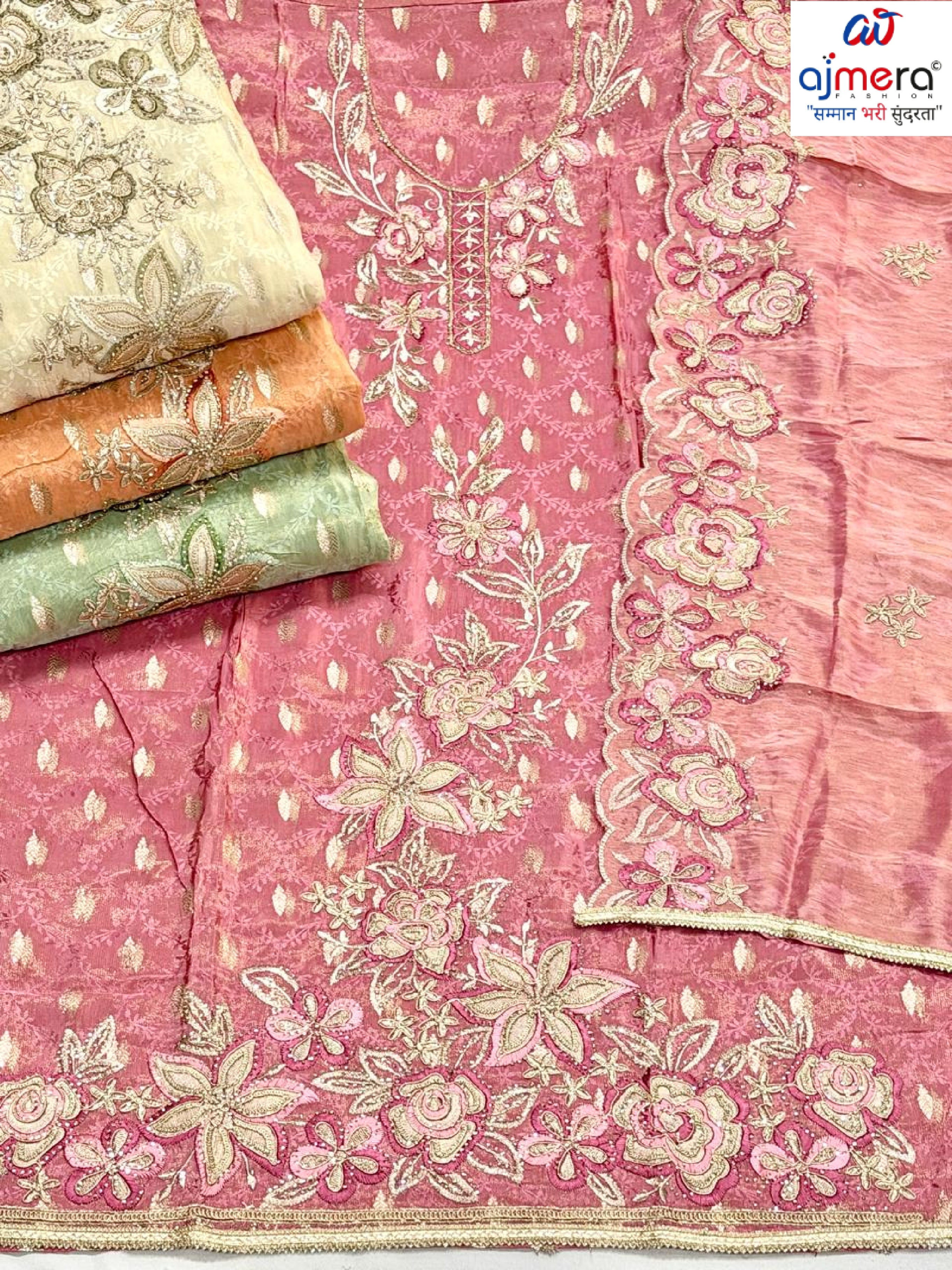 Premium Viscose Unstitched Suit Set | AAR-ZURI