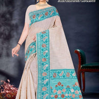 Luxury Jacquard Silk Saree with Blouse Piece for Wedding & Party Wear | TUL-AARADHNA COTTON