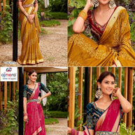 Graceful Printed Saree with Blouse Piece for Modern Ethnic Fashion | VDT-NITYA-7