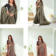 Premium Printed Saree with Matching Blouse Piece for Ethnic Elegance | RDD-VEENA VOL-07