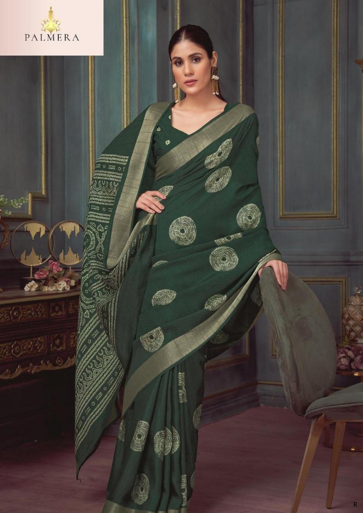Silk Handloom Silk Saree with Blouse for Premium Ethnic and Traditional Wear | ALL-HOLLAND SILK-107